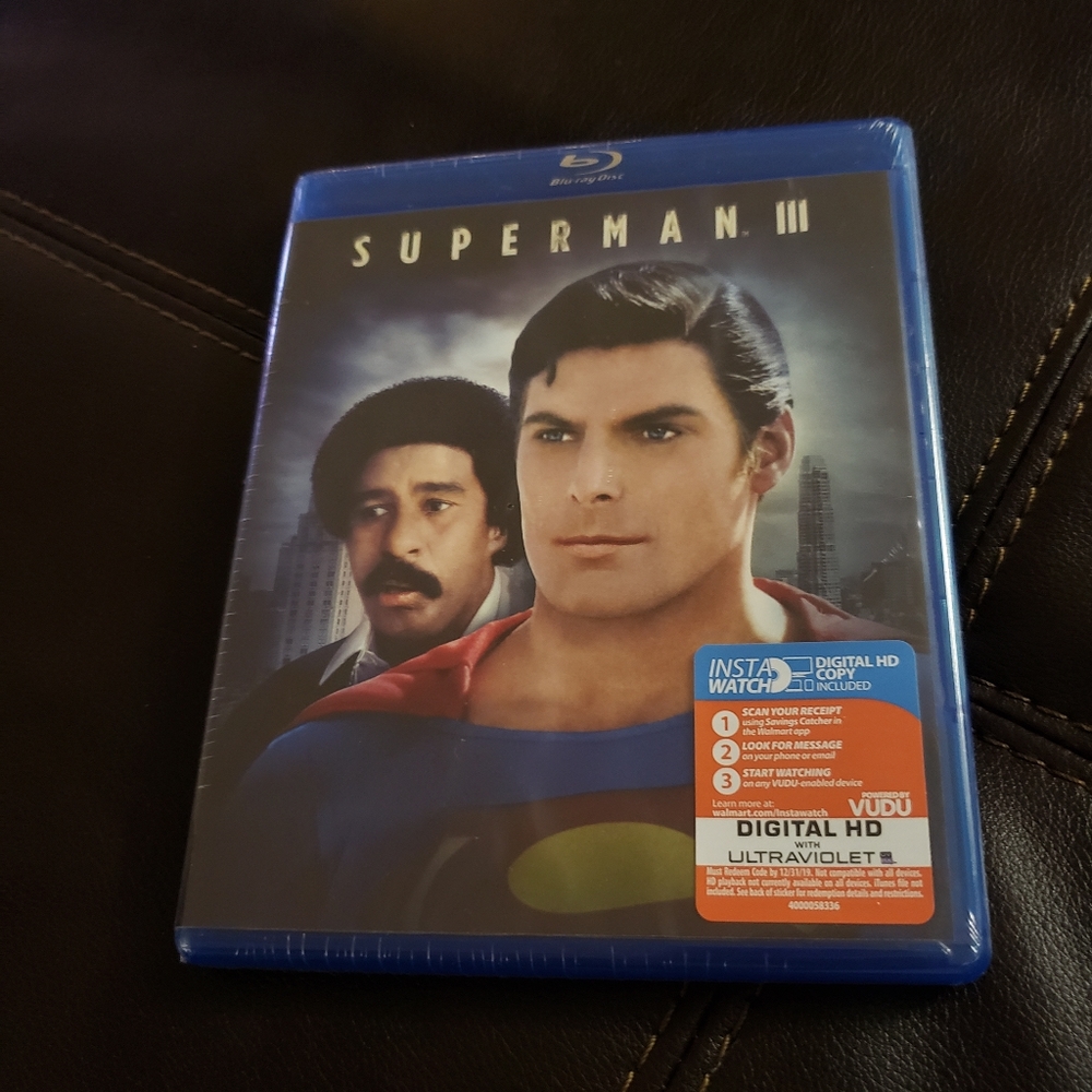 Superman 3 Blu-Ray NEW/Unopened